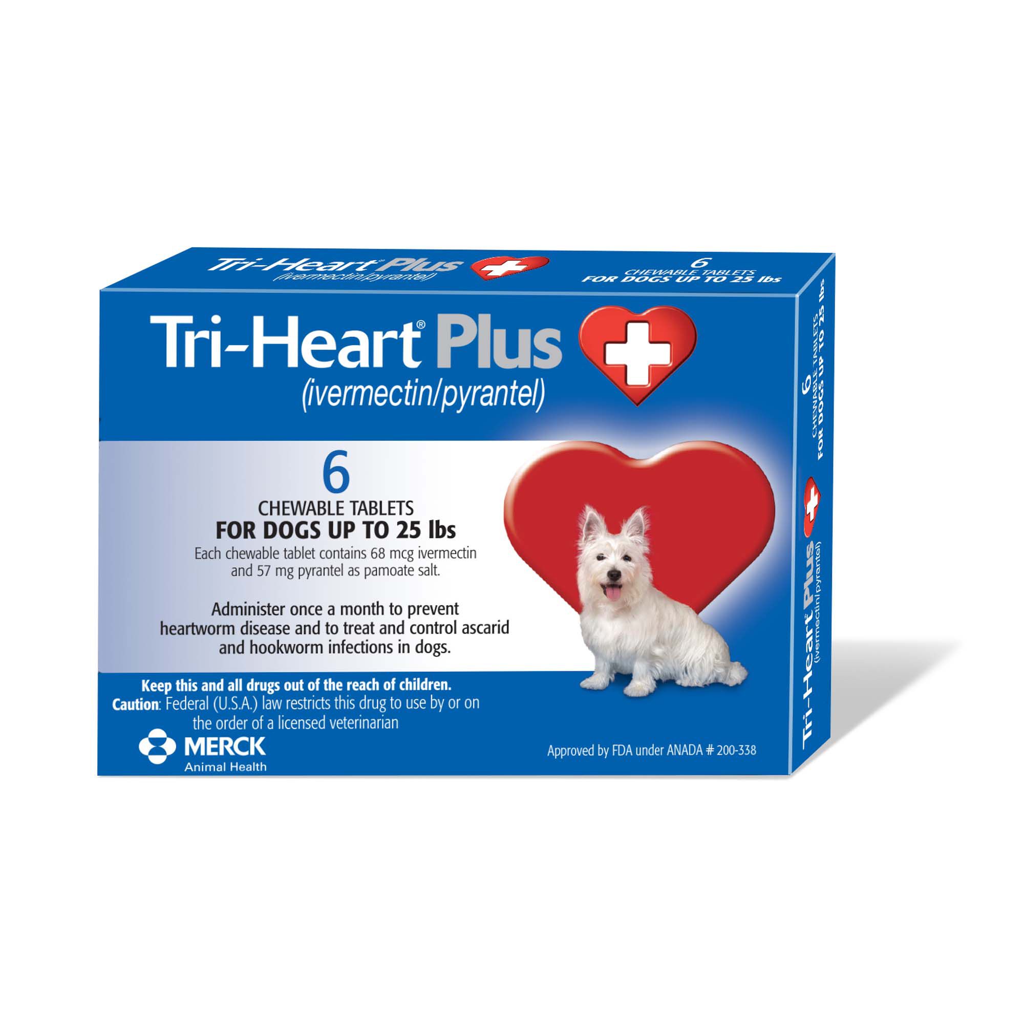 Tri-Heart Plus 6pk Blue 1-25 lbs product detail number 1.0