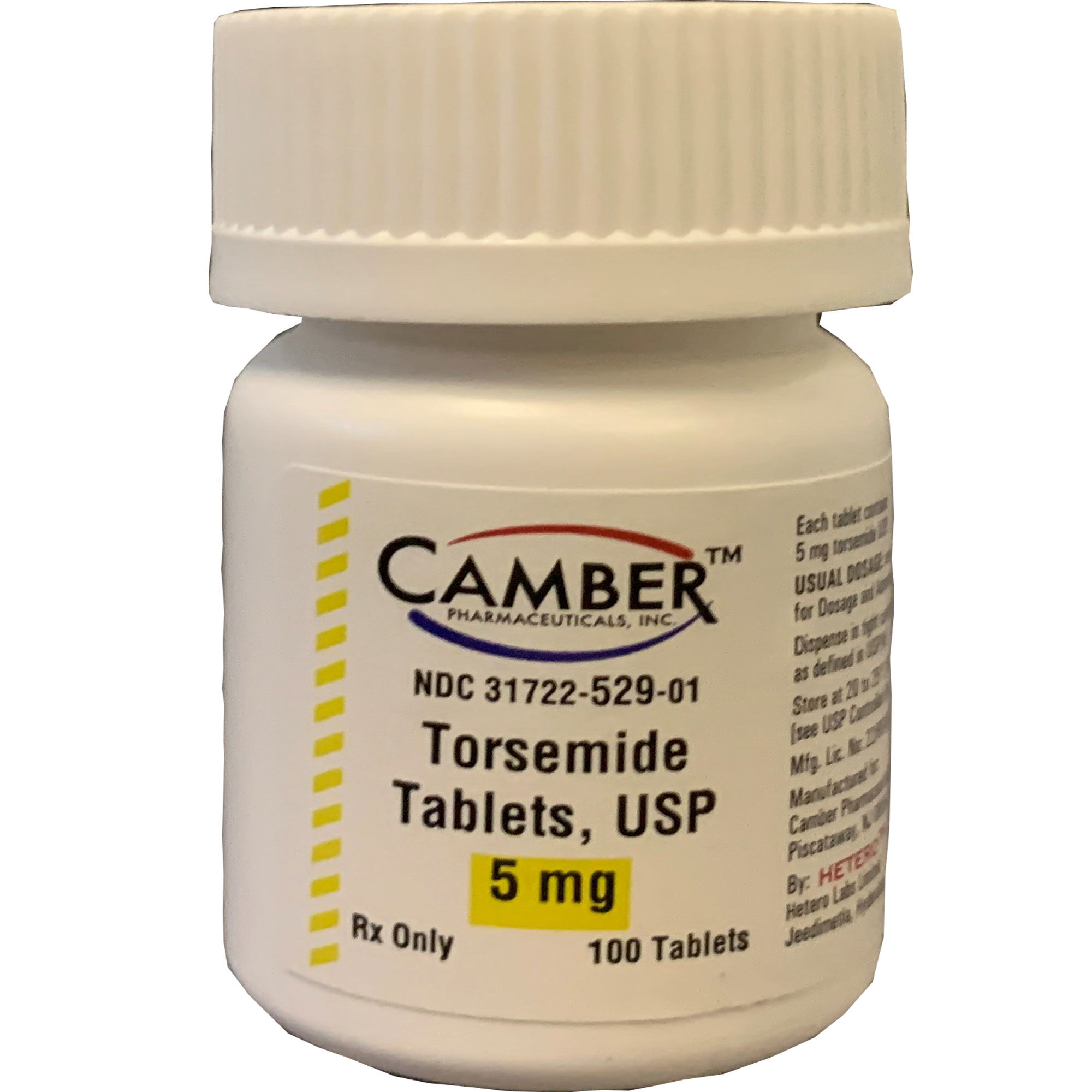 Torsemide 5 mg Tablet 100 ct product detail number 1.0