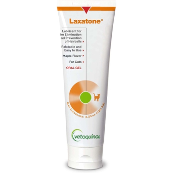 Laxatone flavored lubricant for the elimination & prevention of hairballs in Cats - Maple Flavor 4.25 oz Tube-product-tile