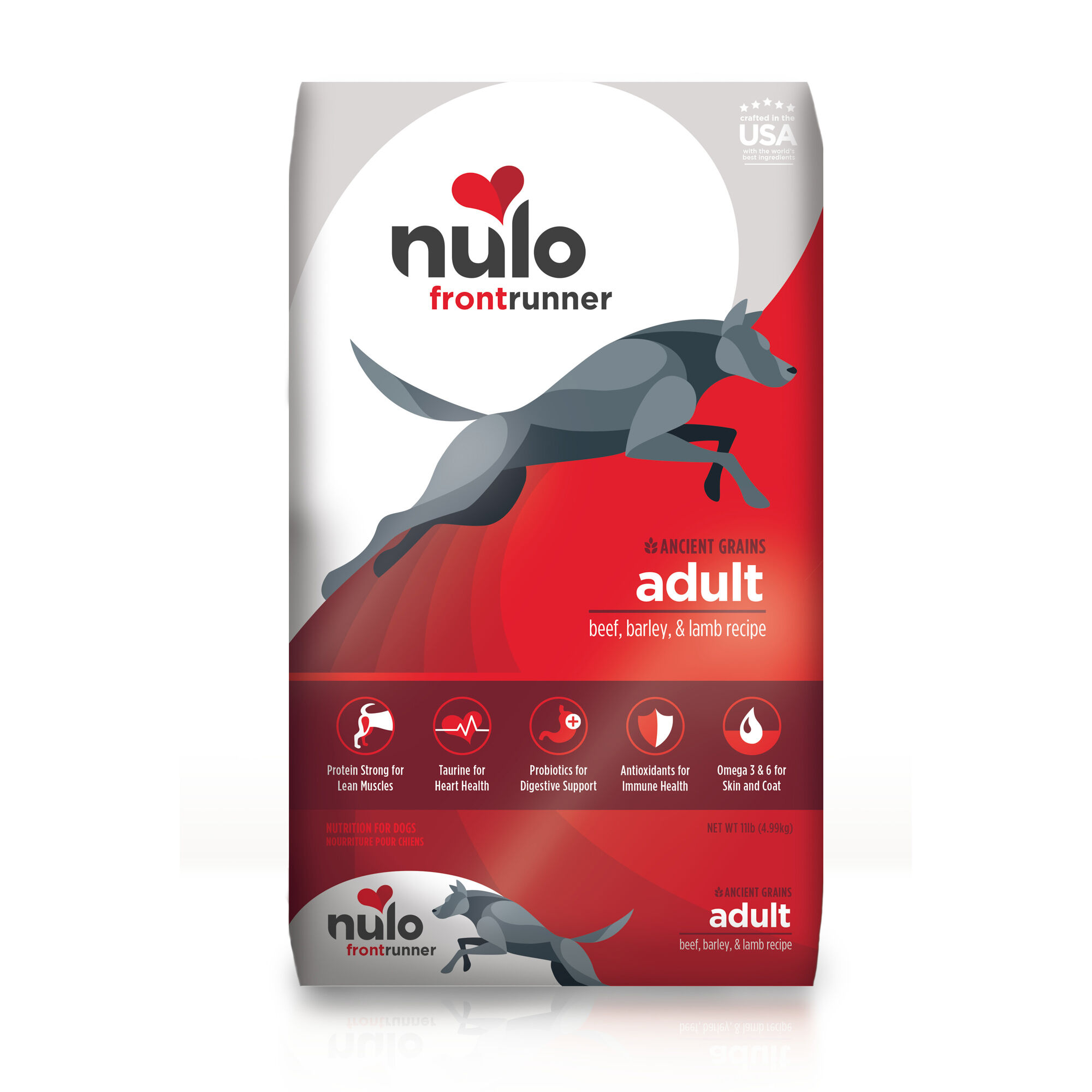 Nulo Frontrunner Adult Beef, Barley & Lamb Dry Dog Food 11 lb Bag product detail number 1.0