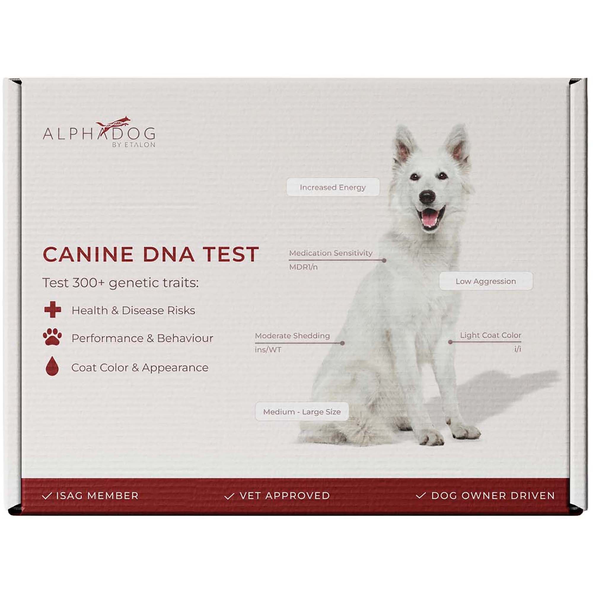 AlphaDog DNA The Essential Canine DNA Test - Test Kit product detail number 1.0