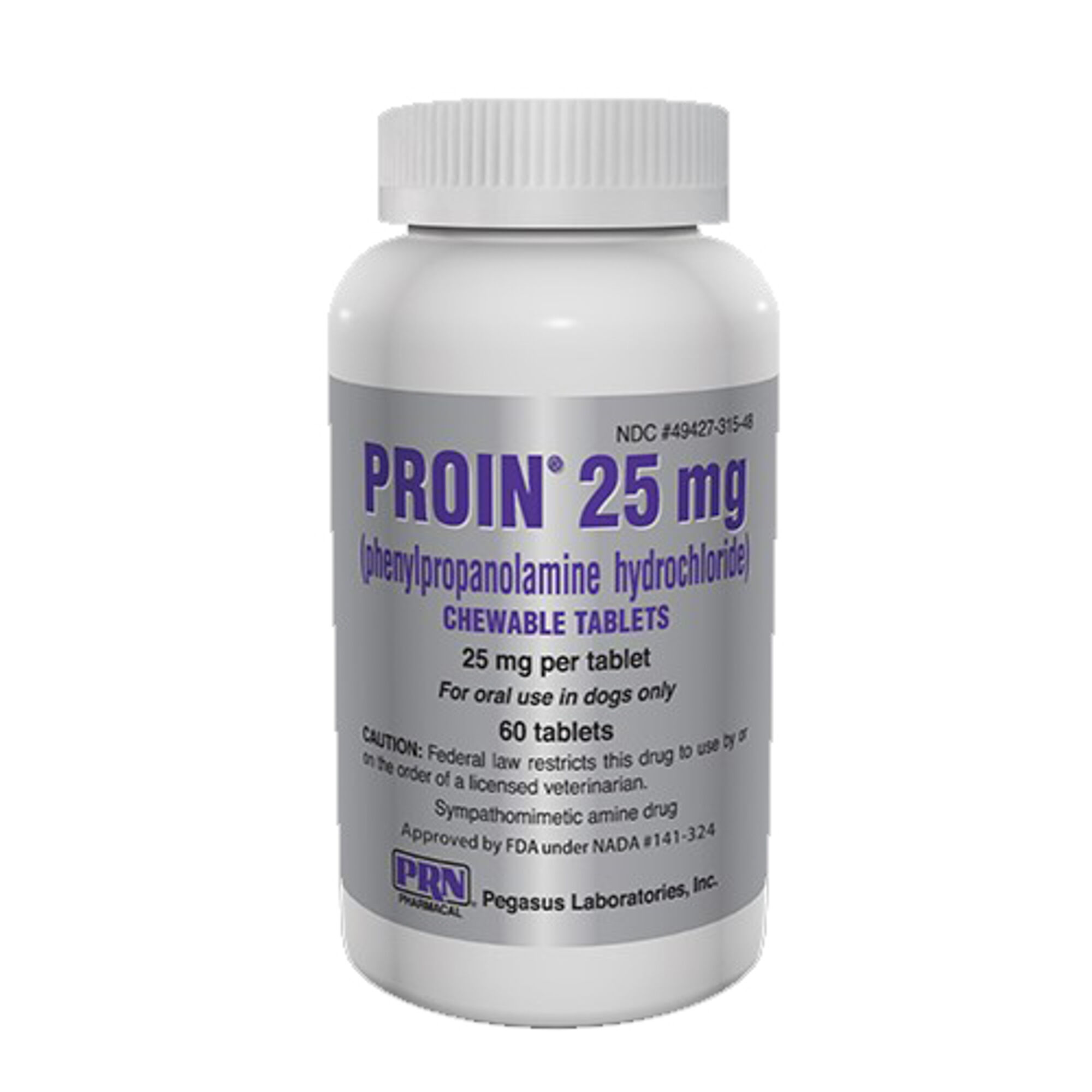 Proin 25 mg Chewable 60 ct product detail number 1.0