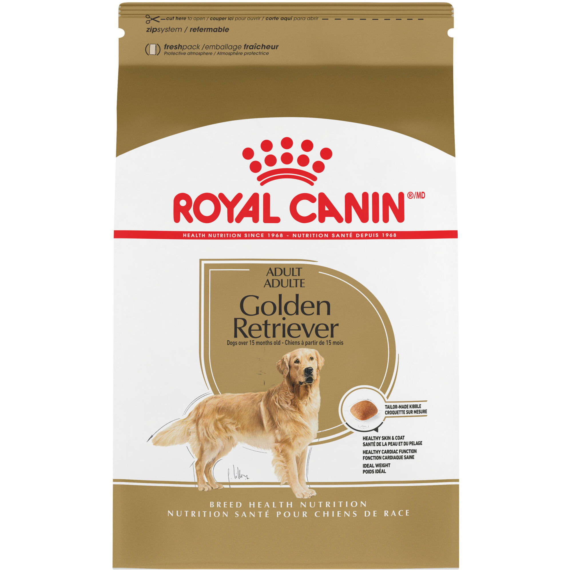 Royal Canin Breed Health Nutrition Golden Retriever Adult Dry Dog Food - 17 lb Bag product detail number 1.0