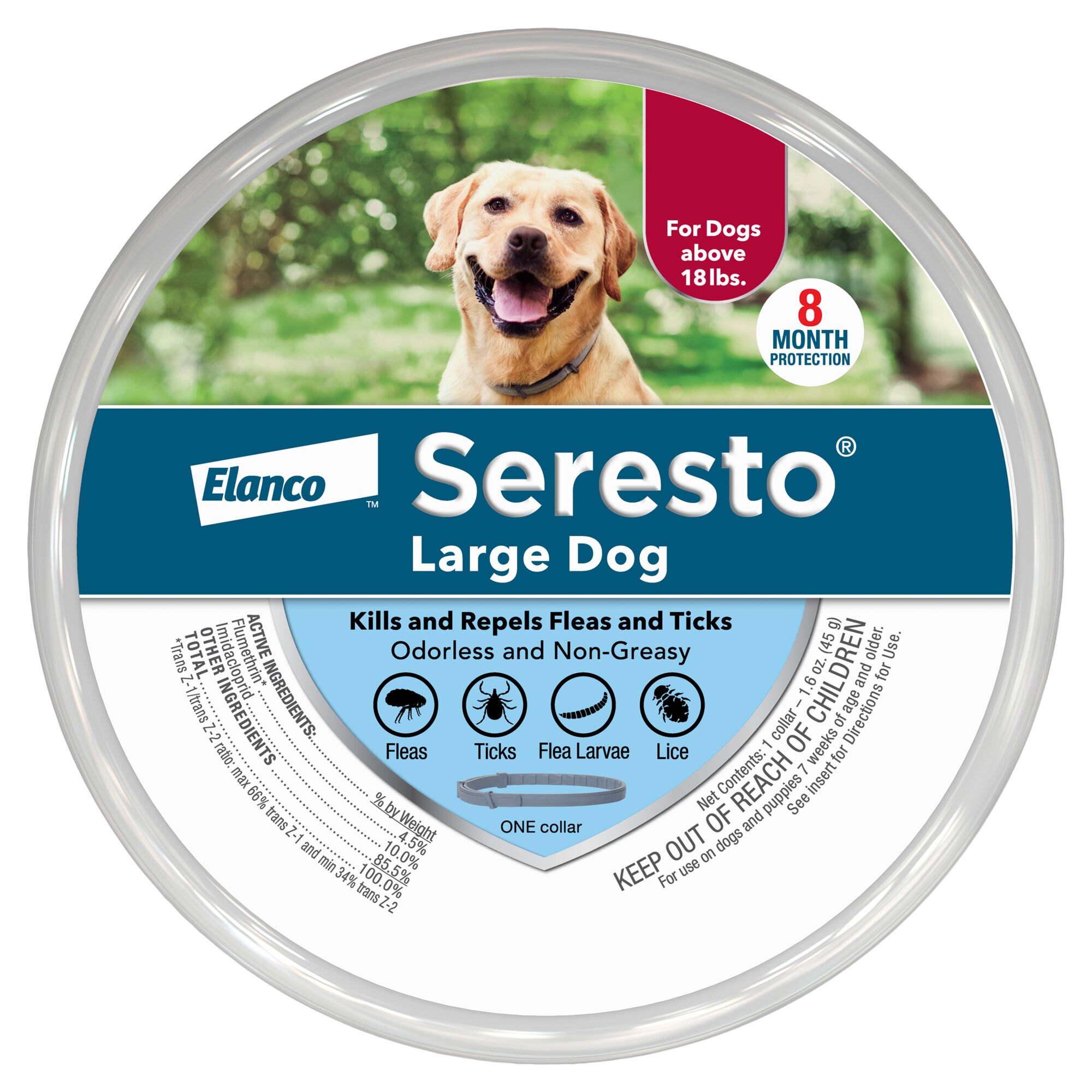 Seresto for Large Dogs over 18lbs, 27.5" collar length product detail number 1.0