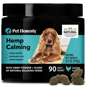 Pet Honesty Hemp Calming Chicken Flavored Soft Chews Calming and Anxiety Supplement for Dogs 90 Count-product-tile