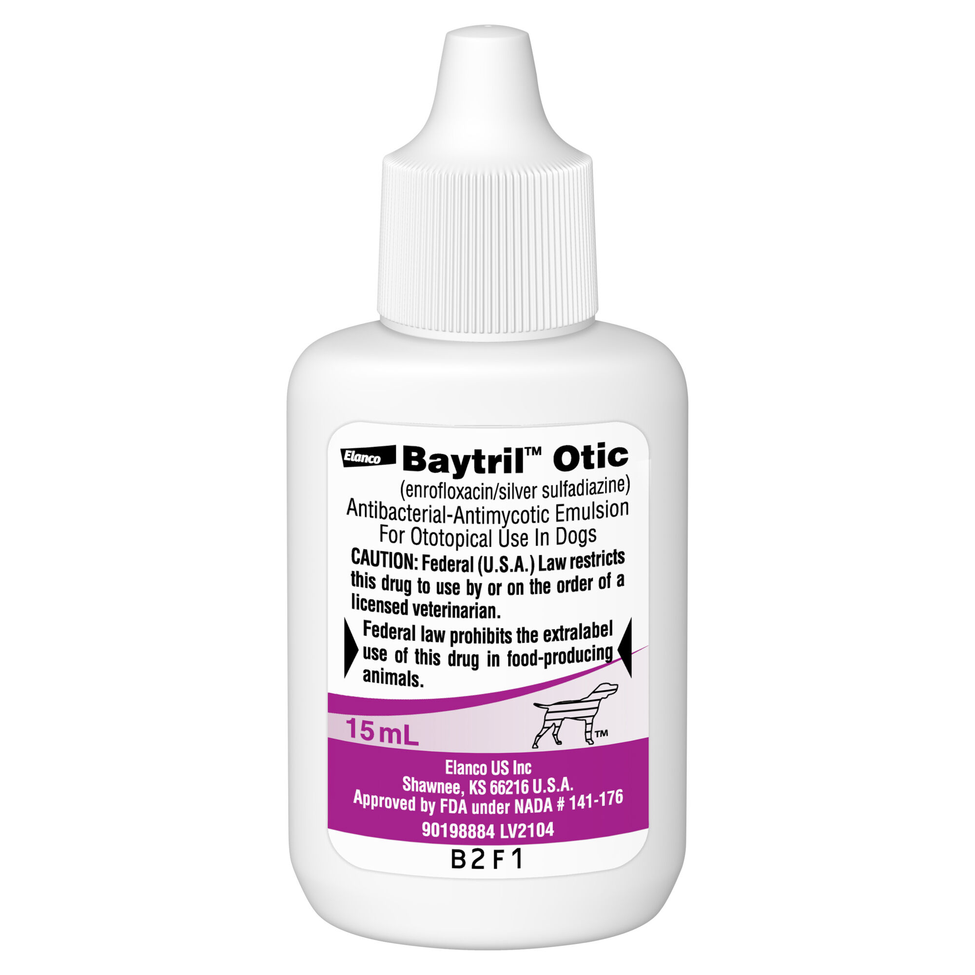Baytril Otic 15 mL product detail number 1.0