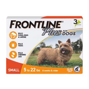 Frontline Plus 3pk Dogs 5-22 lbs-product-tile