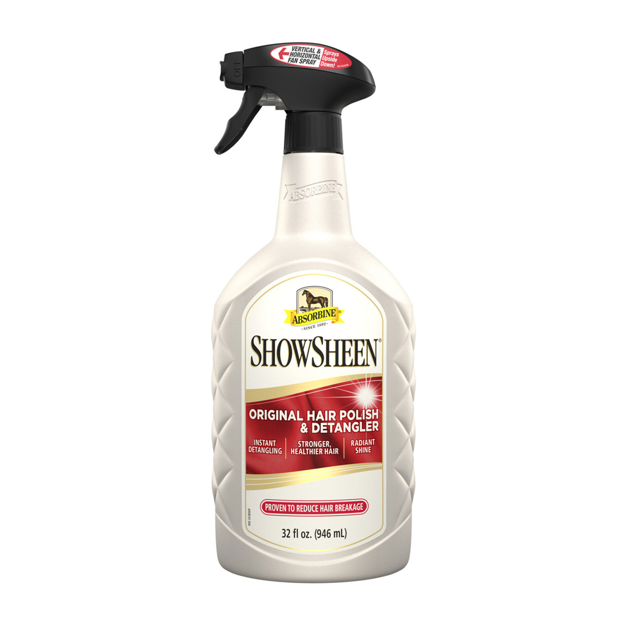 Absorbine ShowSheen&reg; Equine Hair Polish & Detangler - 32 fl oz Spray Bottle product detail number 1.0