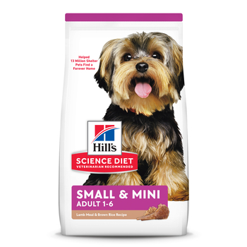 Hill's Science Diet Adult Small & Mini Lamb Meal & Brown Rice Dry Dog Food - 4.5 lb Bag-product-tile