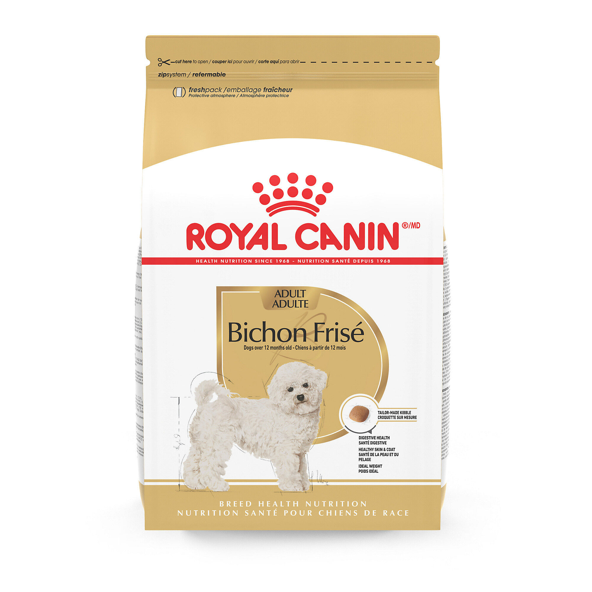 Royal Canin Breed Health Nutrition Bichon Frise Adult Dry Dog Food - 3 lb Bag product detail number 1.0