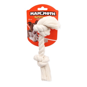 Mammoth 100% Cotton White Rope Bone, Color Varies-product-tile