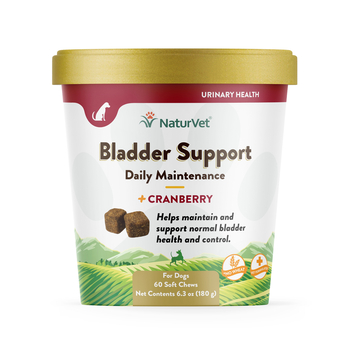 NaturVet Bladder Support Plus Cranberry Supplement for Dogs Soft Chews 60 ct-product-tile