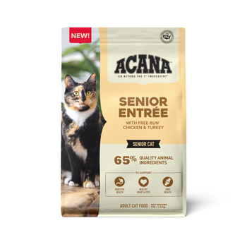 ACANA Senior Entree Free-Run Chicken & Turkey Dry Cat Food 4 lb Bag-product-tile