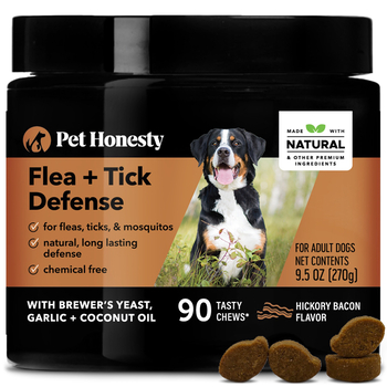 Pet Honesty Flea + Tick Defense Soft Chews Bacon 90 Count-product-tile
