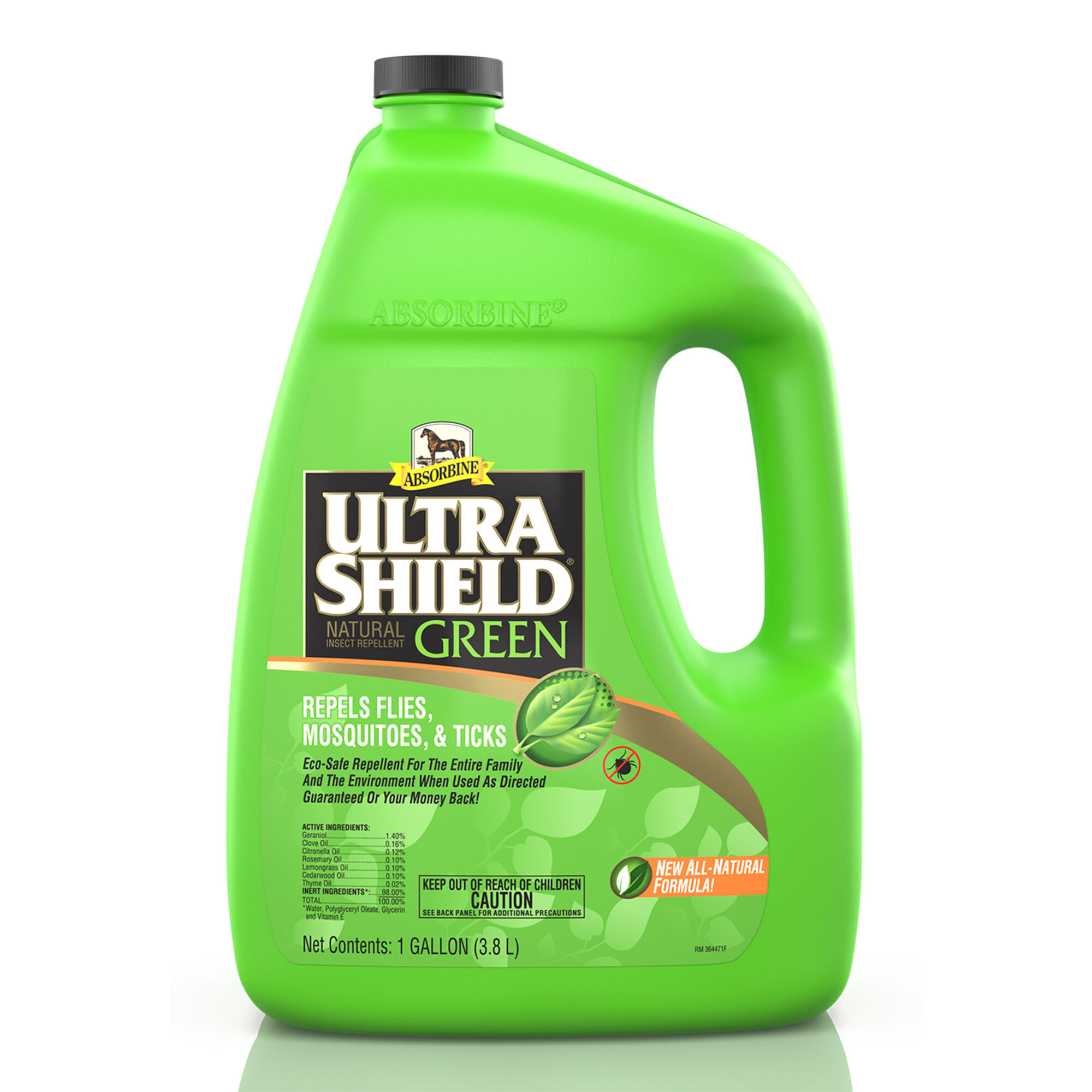 Absorbine UltraShield&reg; Green Natural Fly Repellent - 128 fl oz Jug product detail number 1.0
