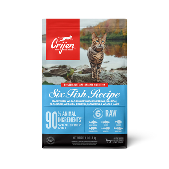 ORIJEN Six Fish Dry Cat Food 4 lb Bag-product-tile