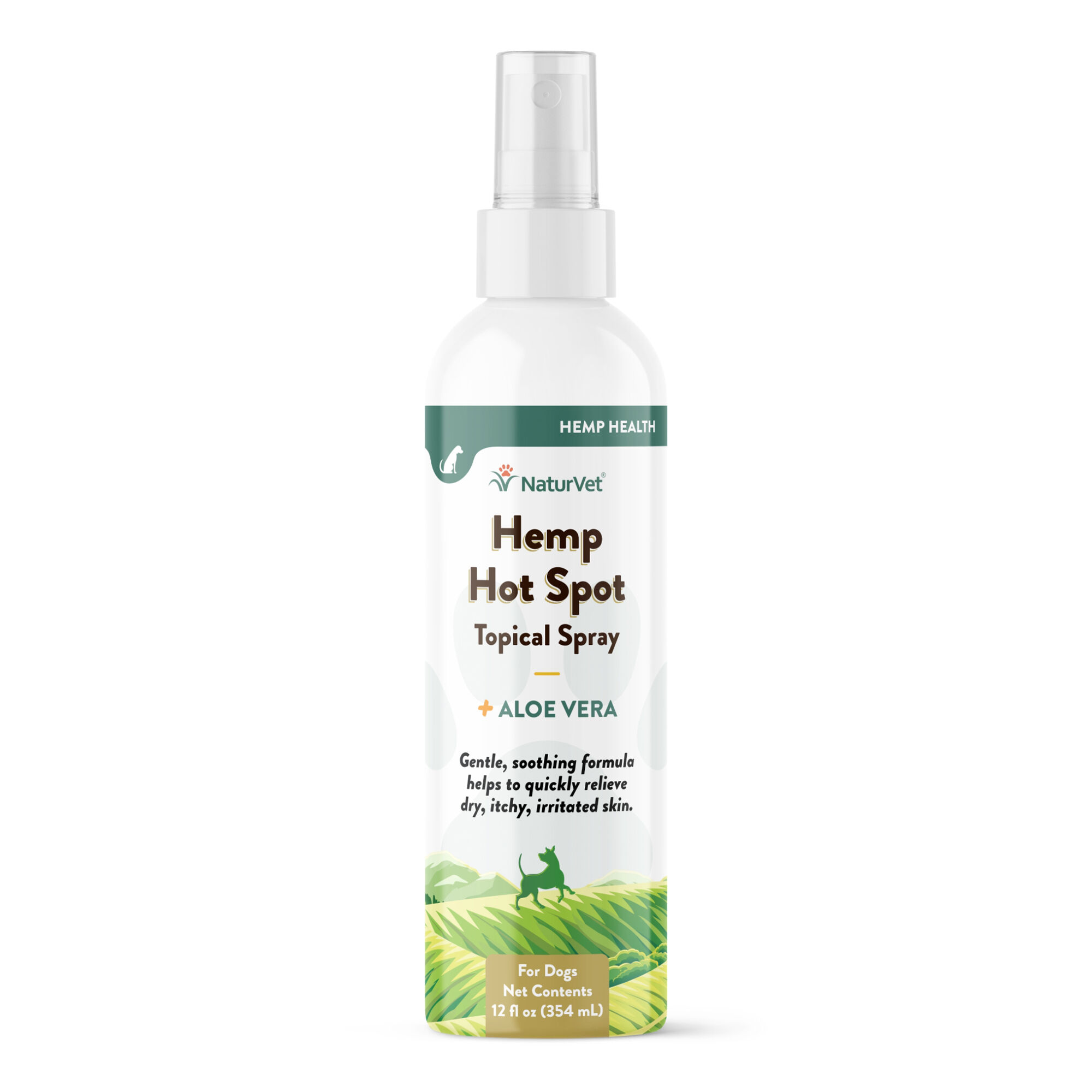 NaturVet Hemp Hot Spot Spray with Aloe Vera for Dogs Liquid Spray 12 fl oz product detail number 1.0