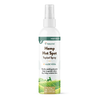 NaturVet Hemp Hot Spot Spray with Aloe Vera for Dogs Liquid Spray 12 fl oz-product-tile