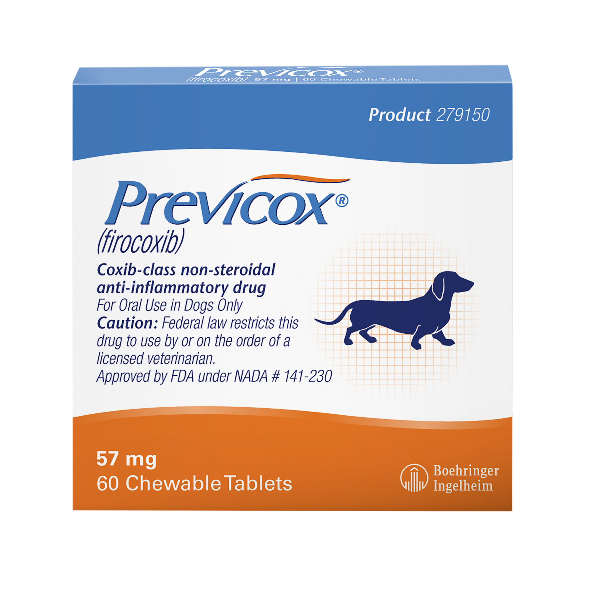 Previcox 57 mg Tablets 60 ct product detail number 1.0