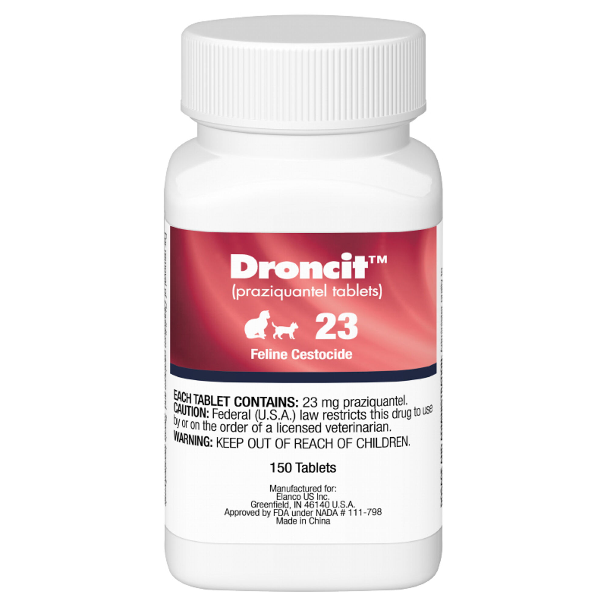 Droncit 23 Feline (sold per tablet) product detail number 1.0