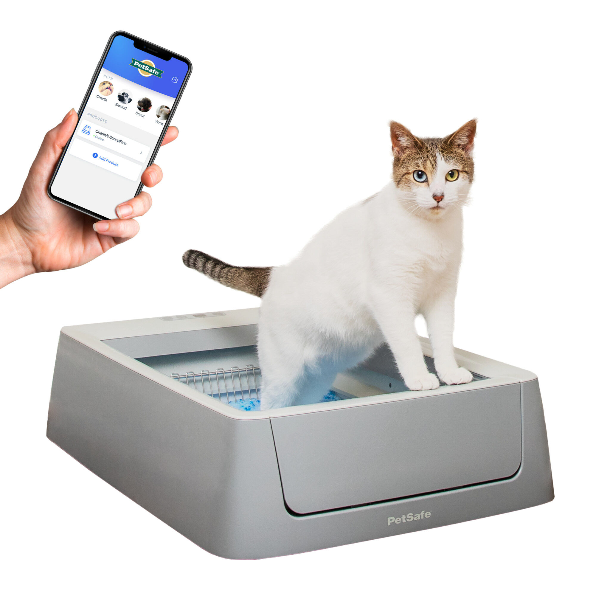 PetSafe ScoopFree Crystal Smart Self-Cleaning Cat Litter Box product detail number 1.0