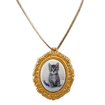 Pet Photo Porcelain Oval Locket-product-tile