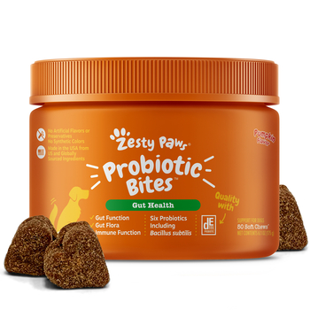 Zesty Paws Probiotic Bites Soft Chew Digestive Supplement for Dogs - Pumpkin - 50 count-product-tile