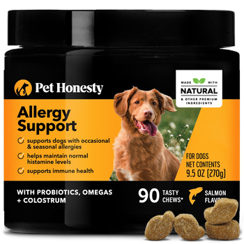 Pet Honesty Allergy Support Salmon Flavored Soft Chews Allergy & Immune Supplement for Dogs 90 Count-product-tile