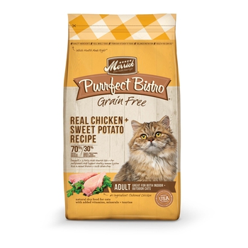Merrick Purrfect Bistro Grain Free Real Chicken & Sweet Potato Dry Cat Food 12-lb-product-tile
