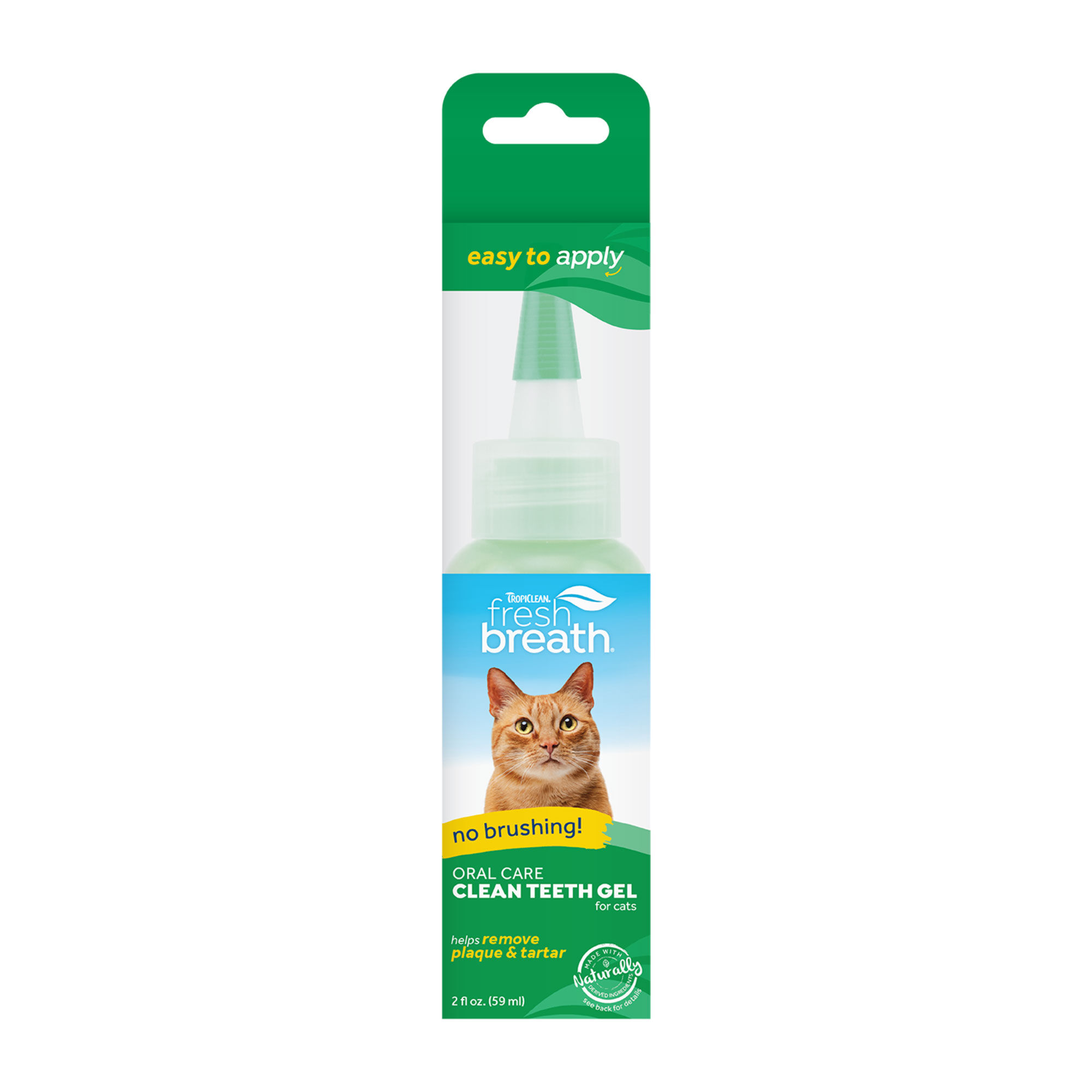 TropiClean Fresh Breath Clean Teeth Gel for Cats 2 oz product detail number 1.0