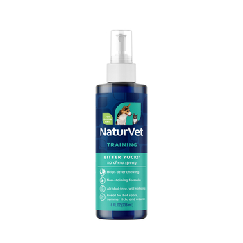 NaturVet Bitter Yuck! No Chew Training Spray for Dogs, Cats, and Horses 8 fl oz.-product-tile