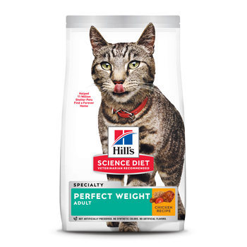 Hill's Science Diet Adult Perfect Weight Chicken Recipe Dry Cat Food - 7 lb Bag-product-tile
