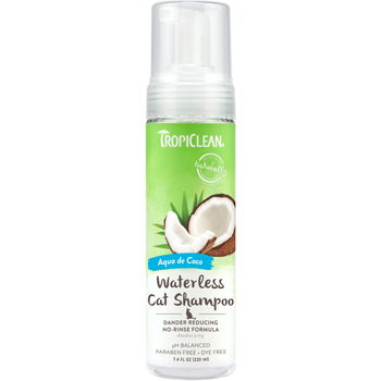 Tropiclean Dander Reducing Waterless Cat Shampoo 7.4 Oz-product-tile