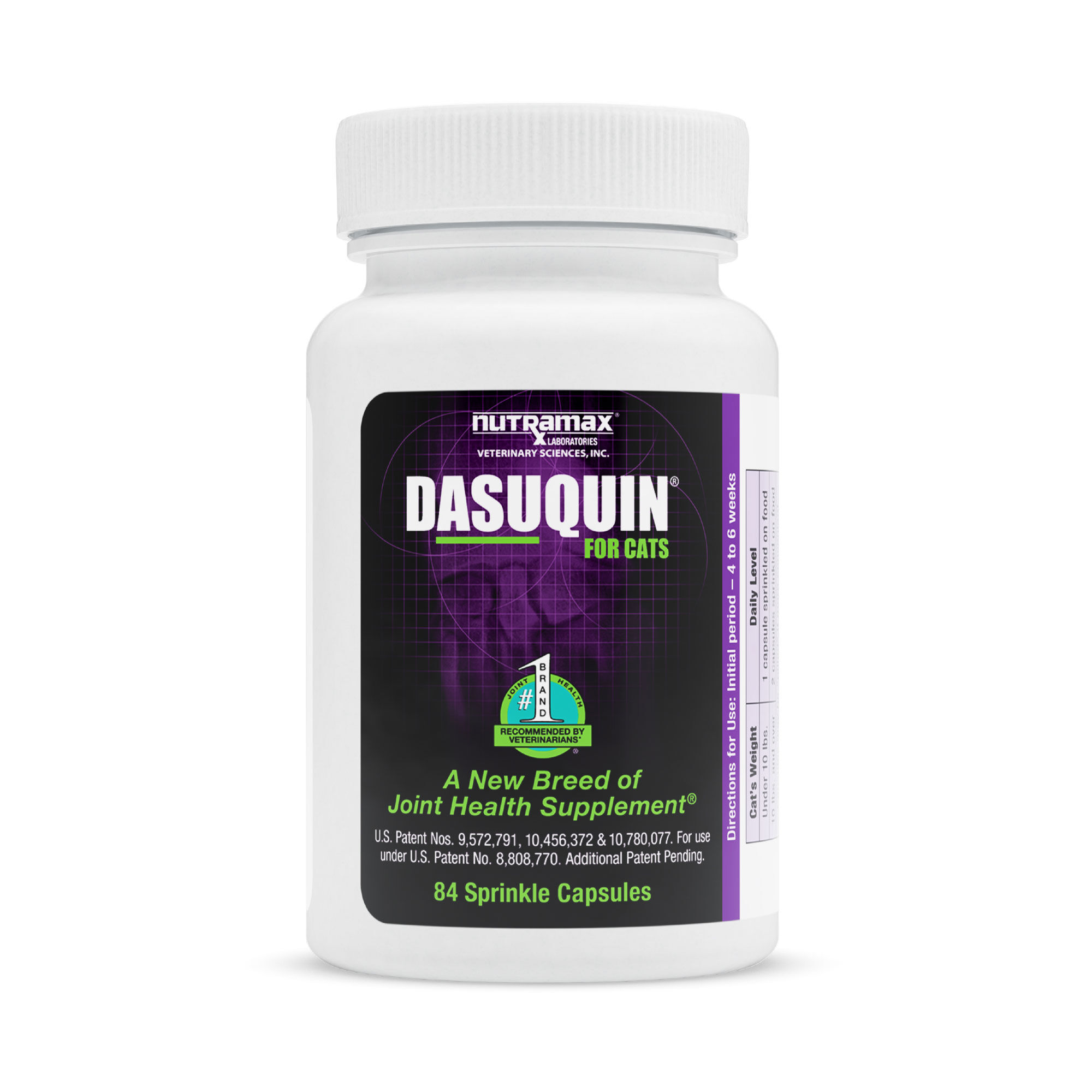 Nutramax Dasuquin Joint Health Supplement - With Glucosamine, Chondroitin, ASU, Boswellia Serrata Extract, Green Tea Extract Cats,  84 Capsules product detail number 1.0