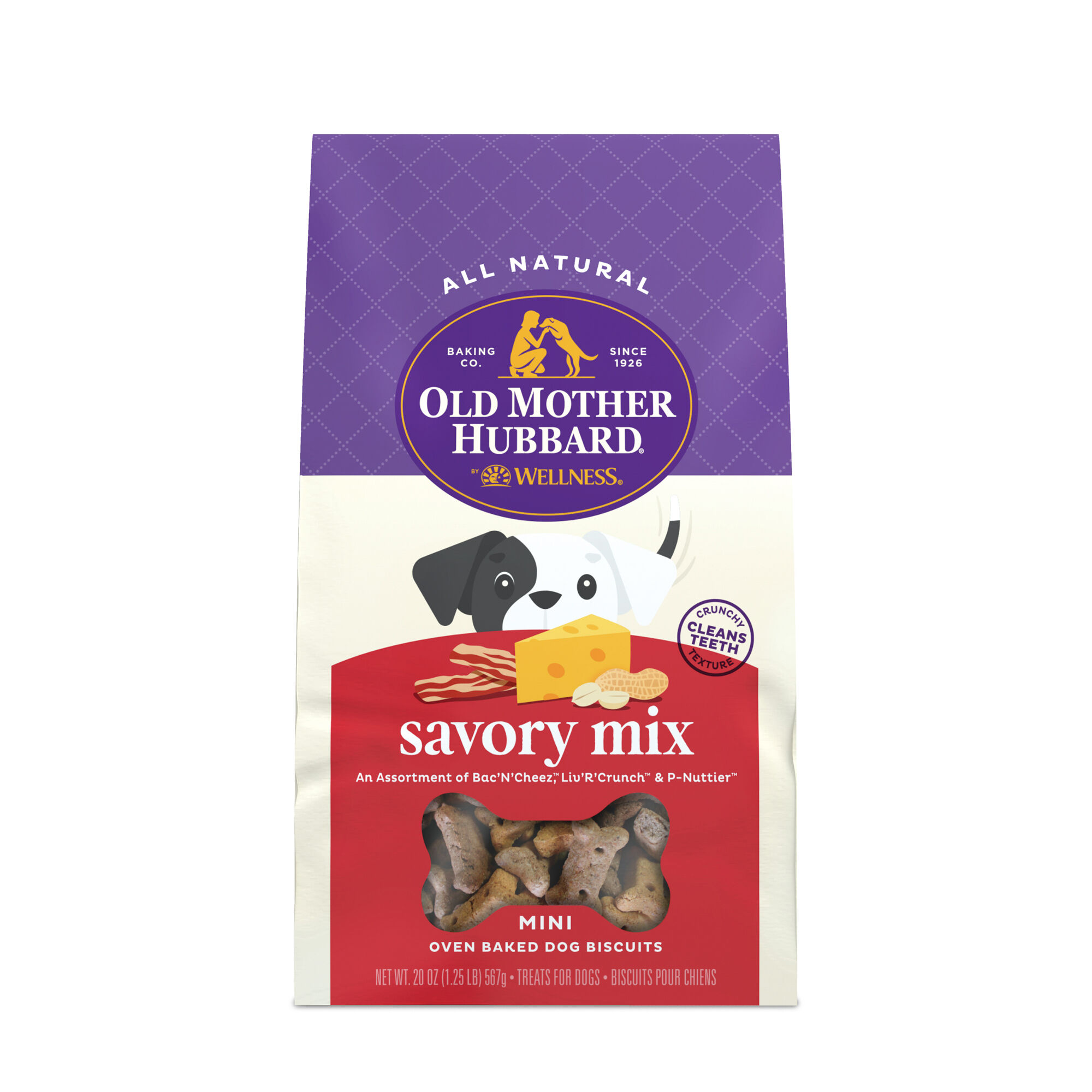 Old Mother Hubbard Classic Savory Mix Natural Oven-Baked Biscuits Dog Treats - Mini - 20 oz Bag product detail number 1.0