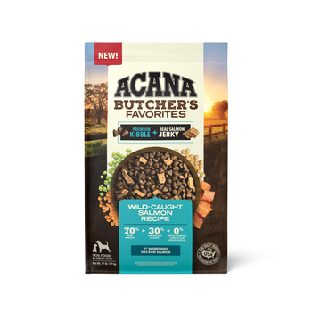 ACANA Butcher's Favorites Wild-Caught Salmon Recipe Dry Dog Food 17 lb Bag-product-tile