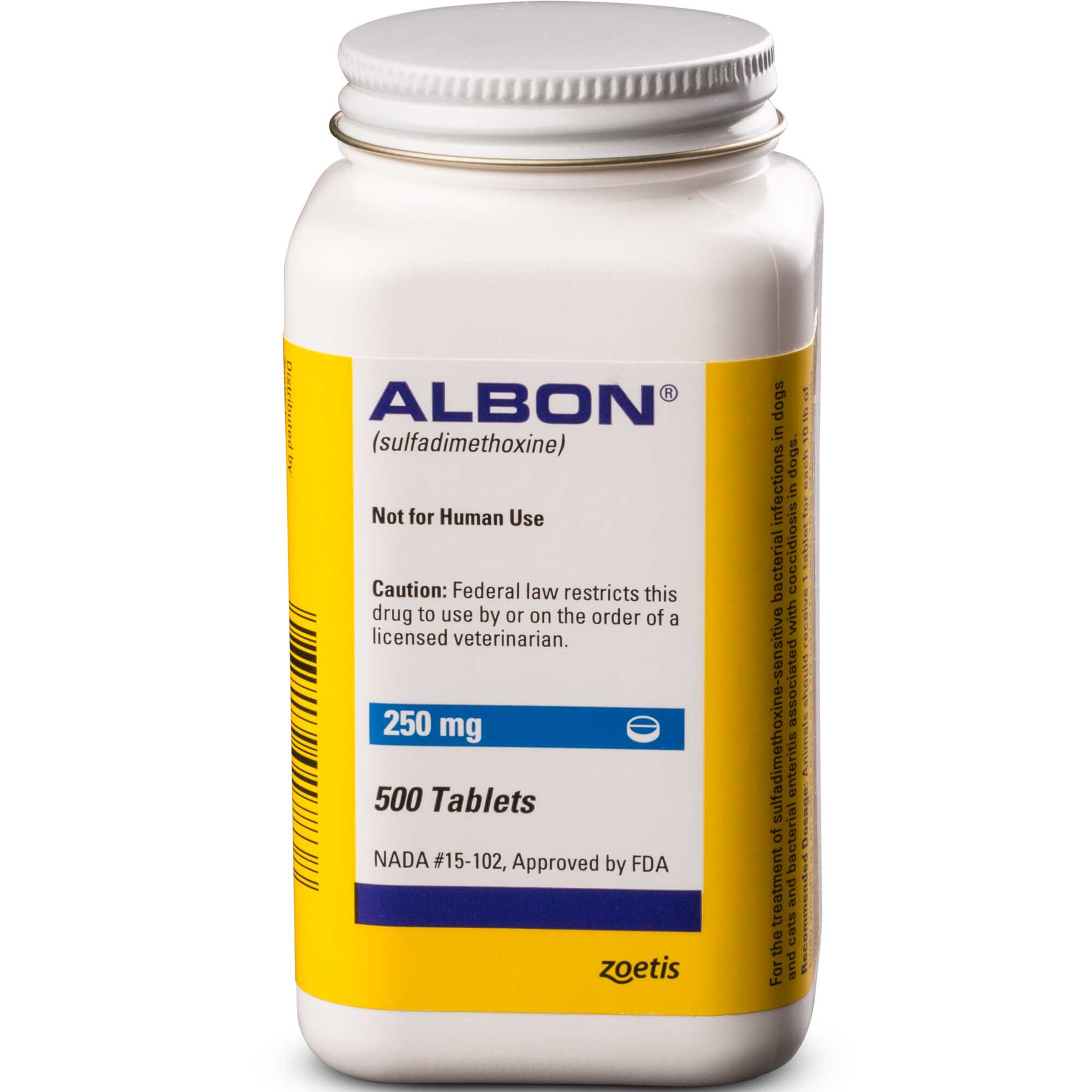 Albon Tablets 250 mg (sold per tablet) product detail number 1.0