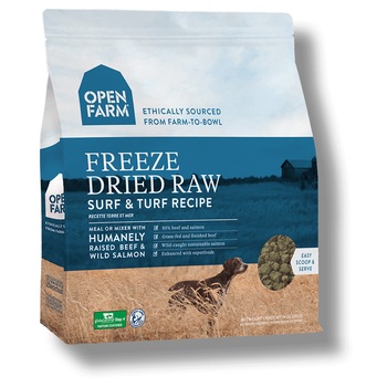 Open Farm Grain Free Surf & Turf Recipe Freeze Dried Raw Dog Food 22-oz-product-tile