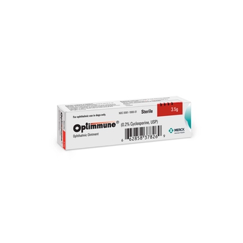 OPTIMMUNE (0.2% Cyclosporine, USP) Ophthalmic Ointment - 3.5 gm Tube-product-tile