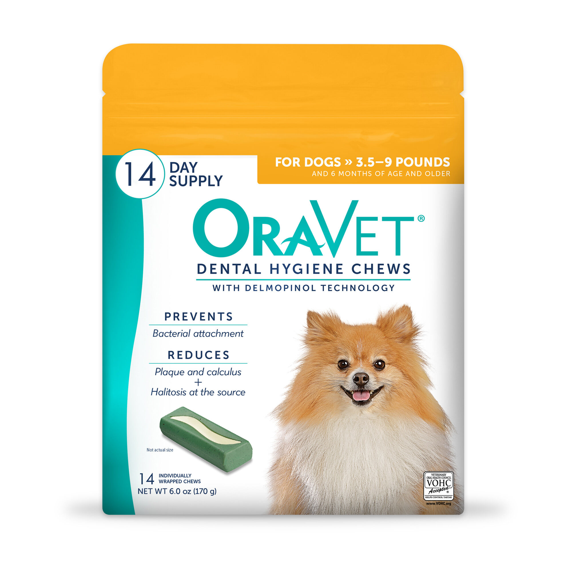 OraVet Dental Hygiene Chews X-Small 14 ct product detail number 1.0