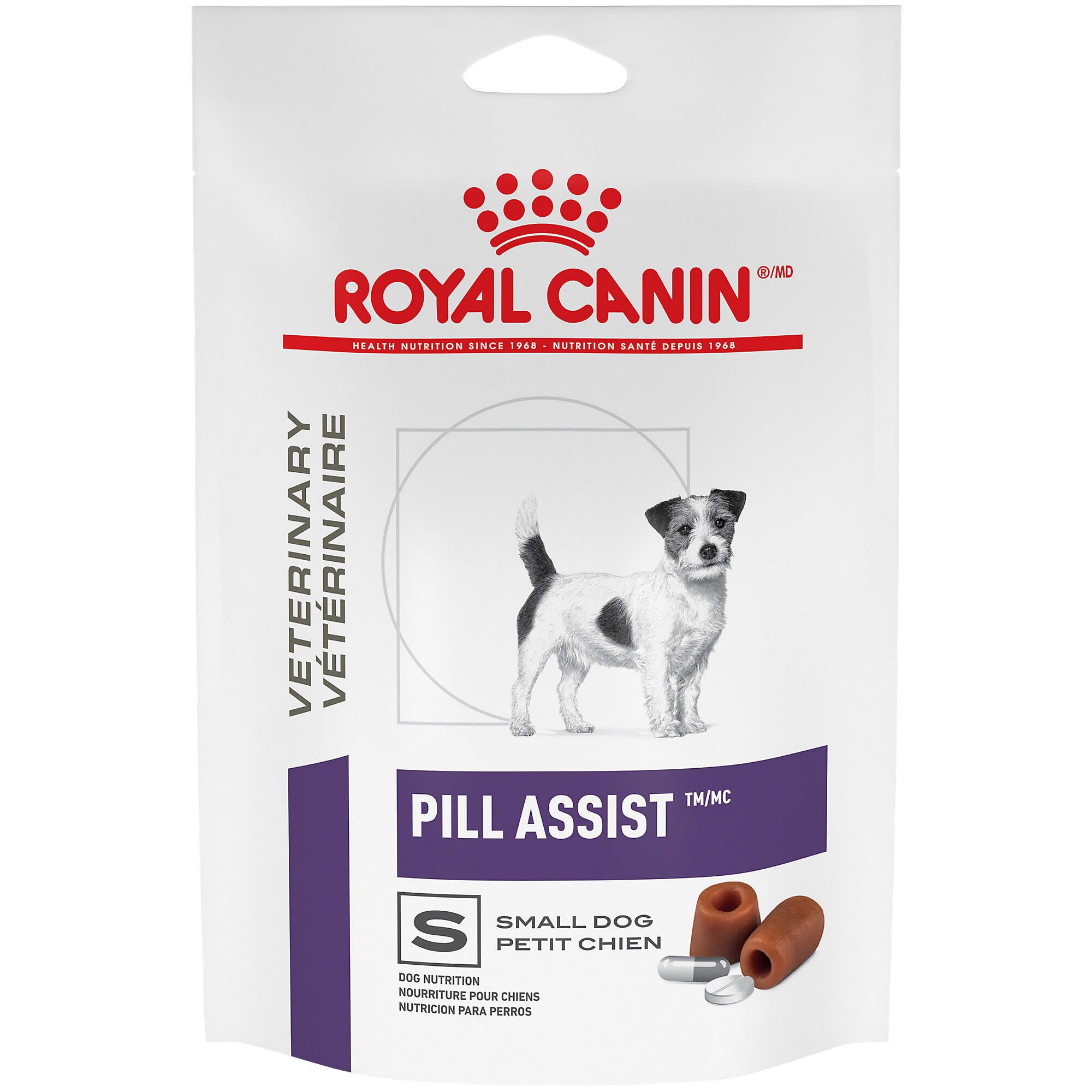 Royal Canin Veterinary Diet Canine Pill Assist Dog Treats - Small Breed - 3.1 oz Pouch product detail number 1.0