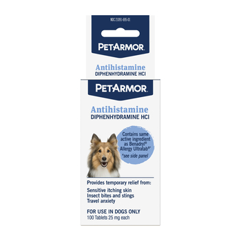 PETARMOR Antihistamine Tablets for Dogs 100 ct-product-tile