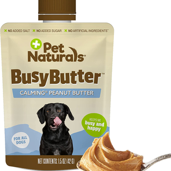 Pet Naturals BusyButter Calming Peanut Butter for Dogs  - Small - 6  Pouches-product-tile
