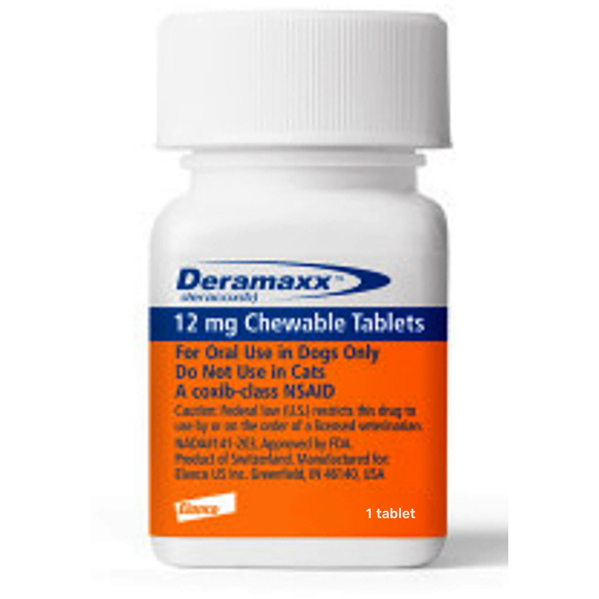 Deramaxx Chewable Tablets for Dogs - 12 mg, 1 ct product detail number 1.0