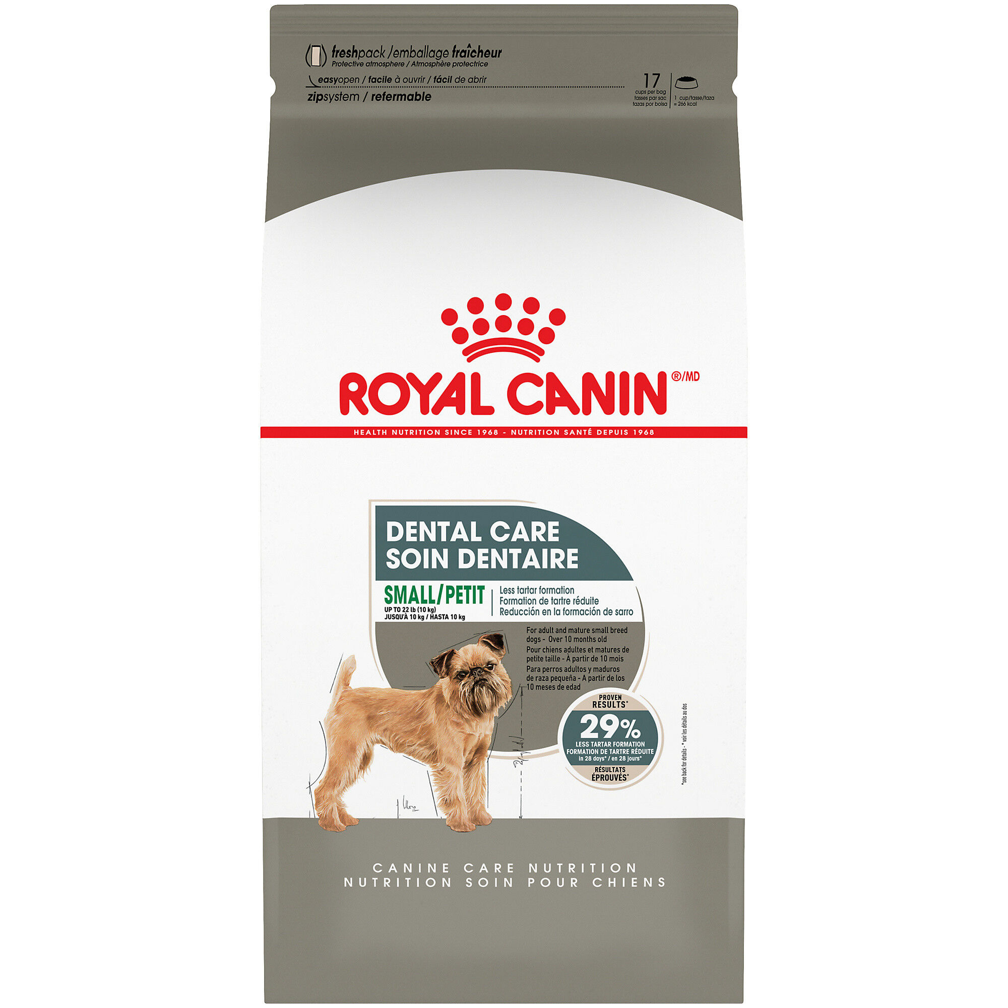 Royal Canin Canine Care Nutrition Small Breed Dental Care Adult Dry Dog Food - 17 lb Bag product detail number 1.0