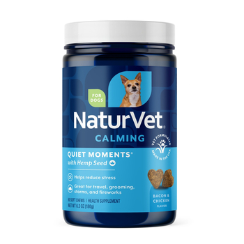 NaturVet Hemp Quiet Moments Calming Aid Soft Chews for Dogs - 60 ct Soft Chews-product-tile