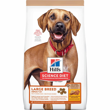 Hill's Science Diet Adult 6+ Large Breed No Corn, Wheat or Soy Dry Dog Food - 30 lb Bag-product-tile