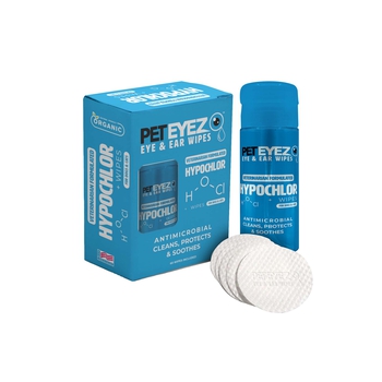 Pet Eyez Eye and Ear Wipes with Hypochlor for Cats and Dogs - 5 oz Box-product-tile