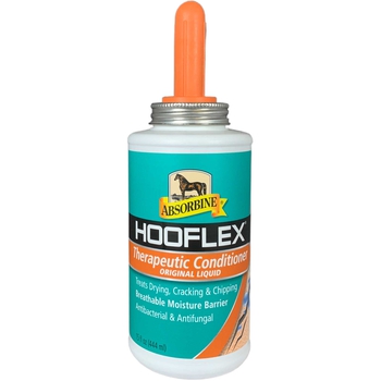 Absorbine Hooflex® Therapeutic Conditioner Liquid for Horses - 15 fl oz Jar with Brush-product-tile