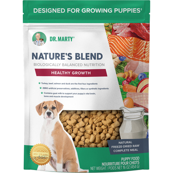 Dr. Marty Nature's Blend Healthy Growth Premium Freeze-Dried Raw Puppy Food 16 oz Bag-product-tile